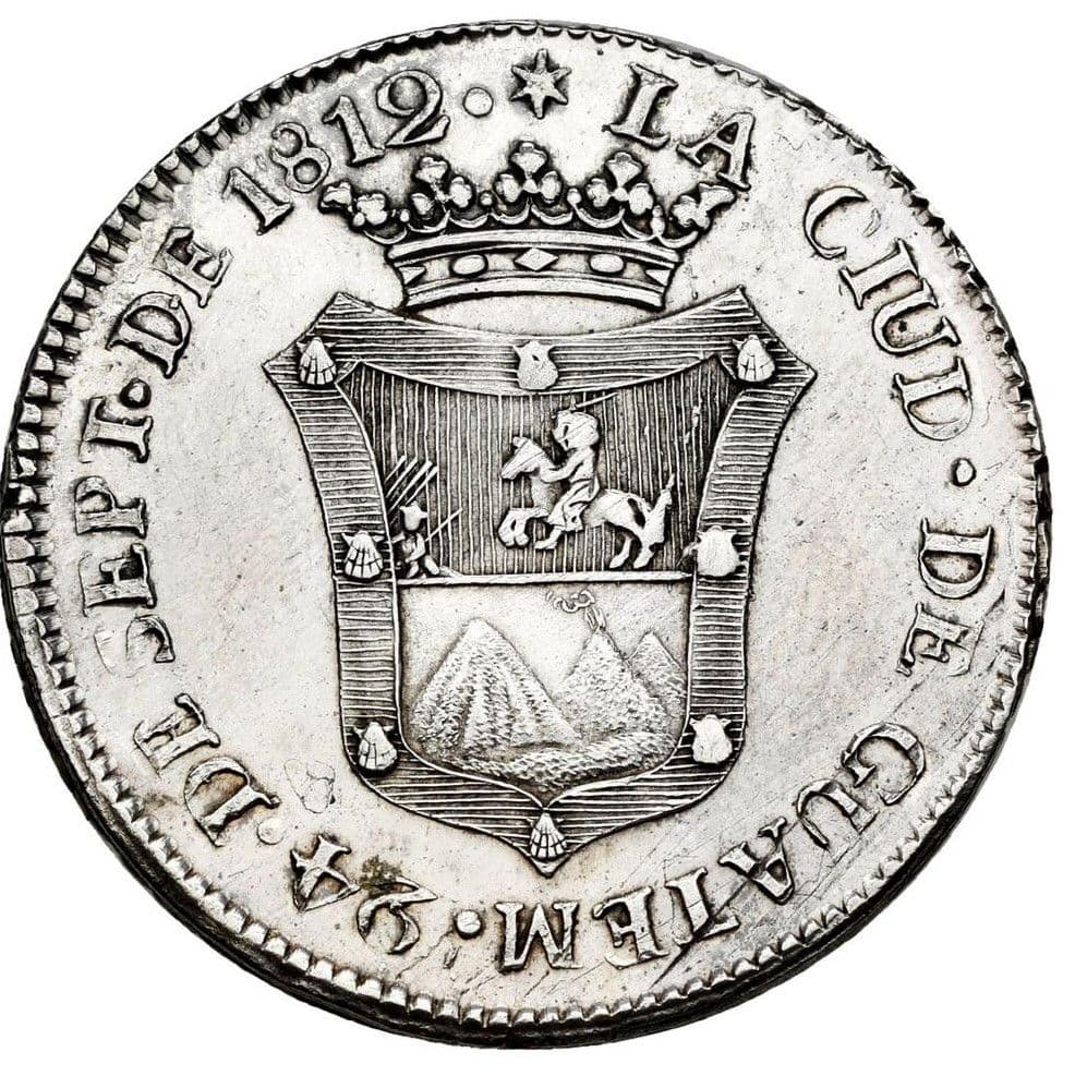 Guatemala 2 Reales - Ferdinand VII (Constitution) coin 2