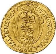 Reval, City of 1 Ducat - Carl XI (5th portrait) coin 2