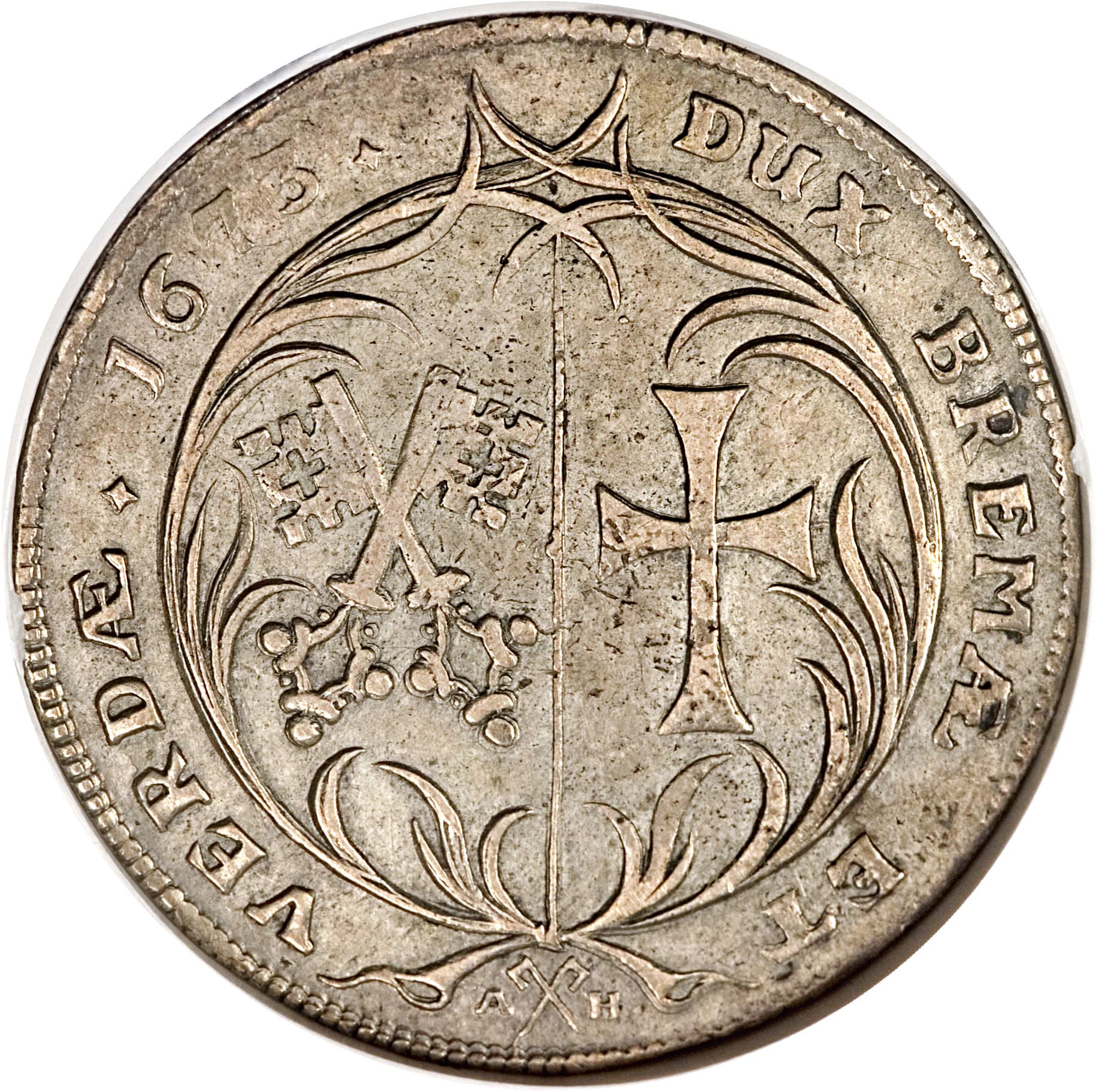 Bremen-Verden, Duchy under Swedish possession of 1 Thaler - Charles XI coin 2