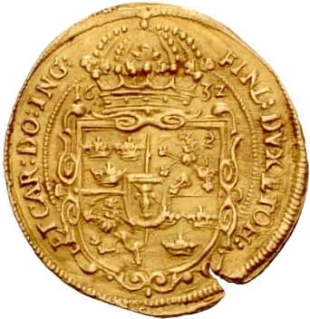 Nuremberg, Free imperial city of 1 Ducat - Gustav Adolphus II coin 2