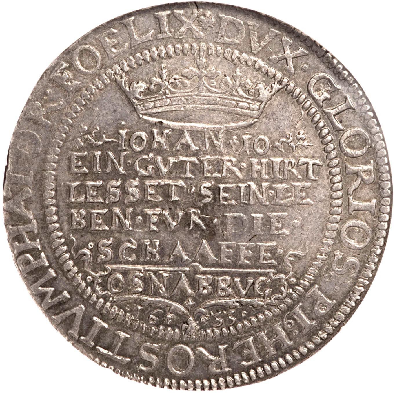 Osnabrück, City of 1 Thaler - Gustav II Adolphus (Death, Swedish occupation) coin 2