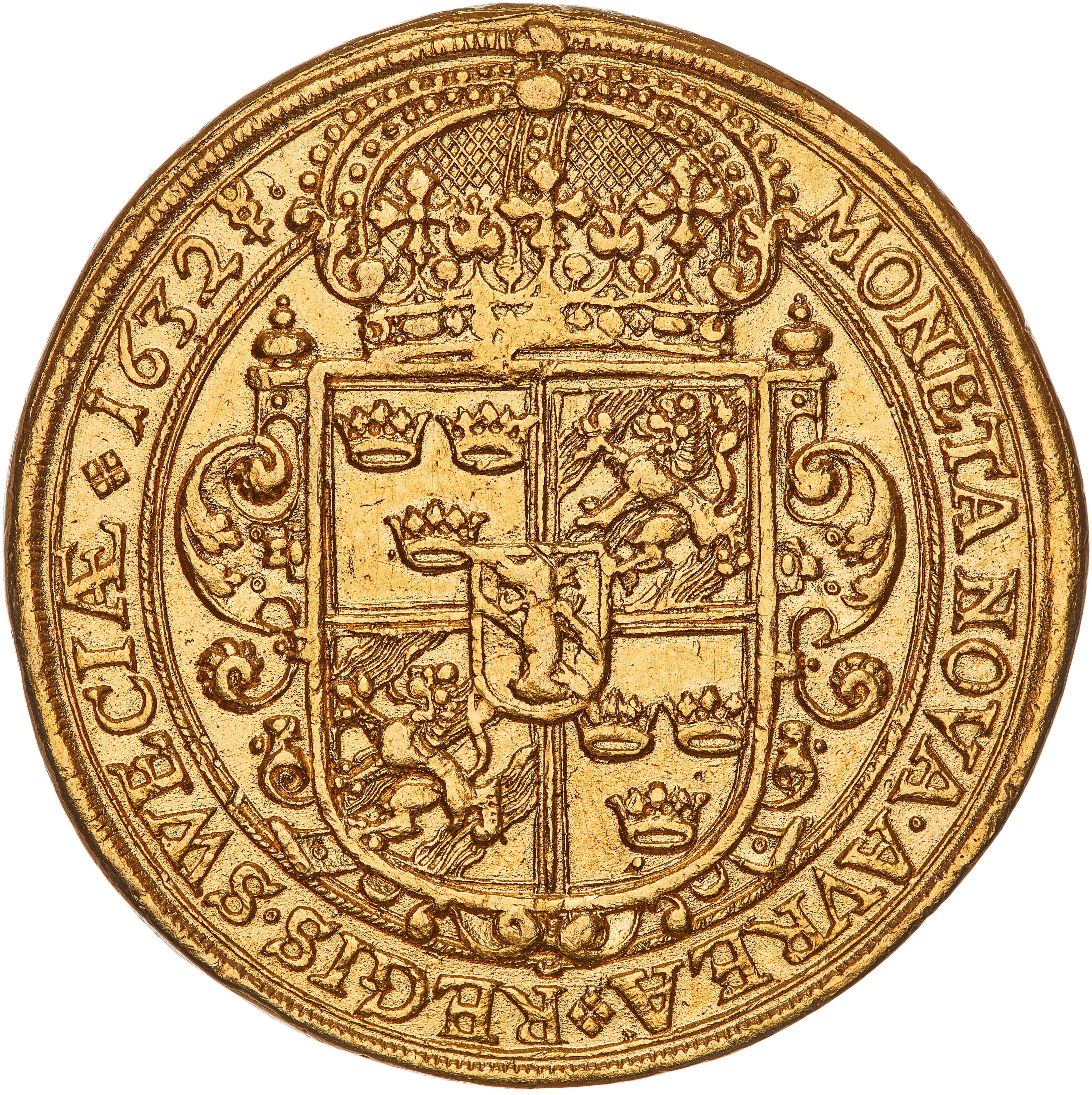 Erfurt, City of 10 Ducats - Gustav Adolphus II - 10 Ducats Coin Details coin 2