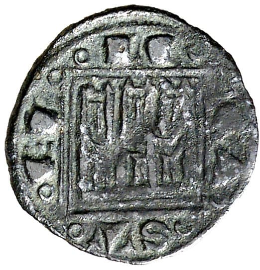 Castile and Leon, Kingdom of Obol - Alfonso X (no mark) coin 1