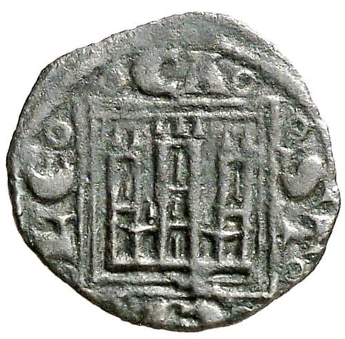 Castile and Leon, Kingdom of Obol - Alfonso X (Coruna) - 1 Obol Coin Details coin 1