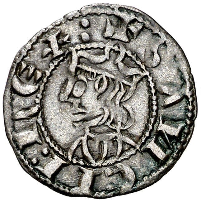 Castile and Leon, Kingdom of Obol - Sancho IV (Burgos) coin 1