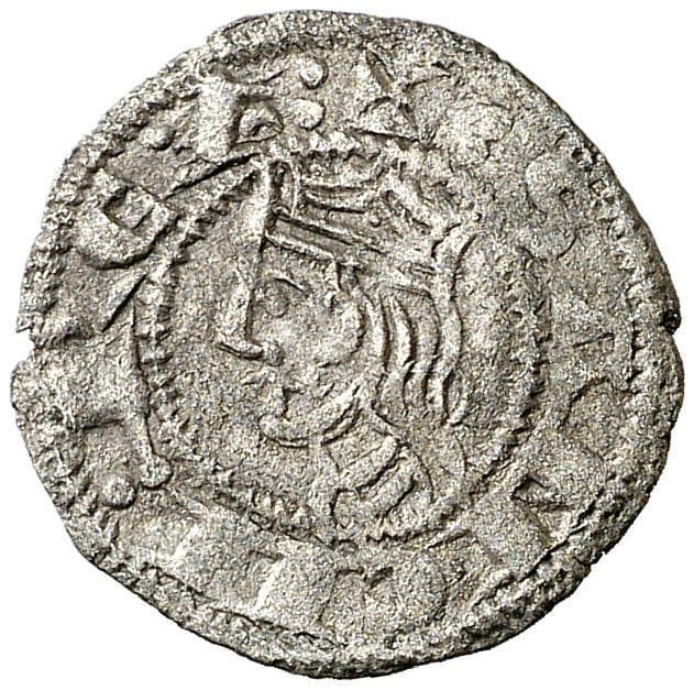 Castile and Leon, Kingdom of Obol - Sancho IV (Santiago) coin 1