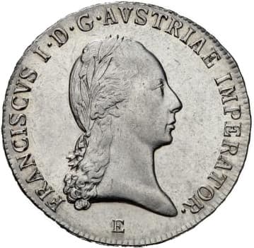 Austrian Empire ½ Thaler - Francis I coin 1
