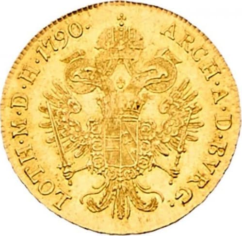 Austrian Empire 1 Ducat - Leopold II coin 2