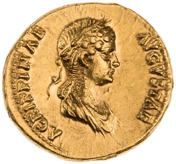 Roman Empire (27 BC - 395 AD) Aureus - Claudius and Agrippina the Younger (AGRIPPINAE AVGVSTAE) coin 2