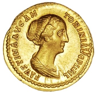 Roman Empire (27 BC - 395 AD) Aureus - Faustina the Younger (VENERI FELICI; Venus) coin 1