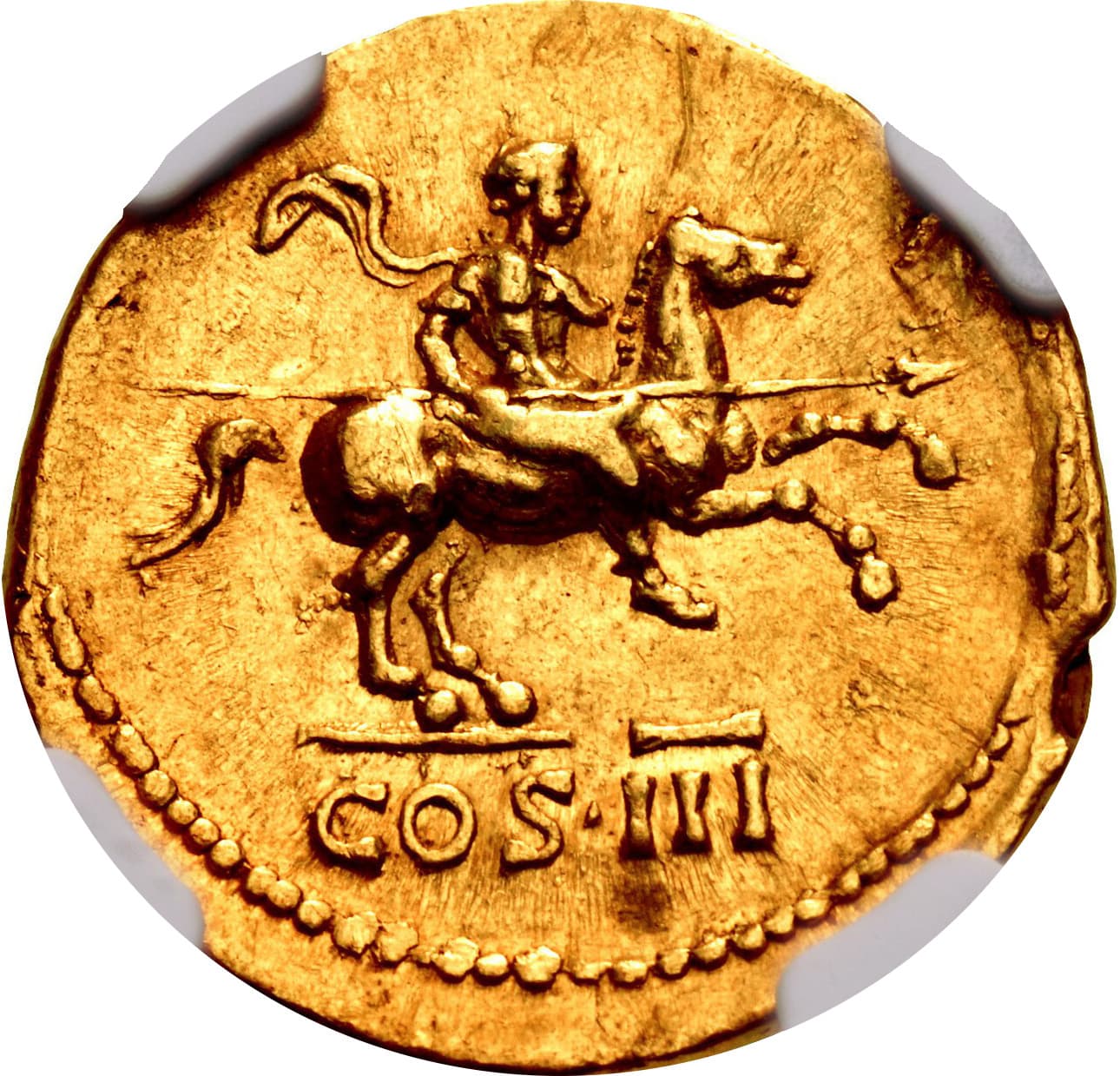 Roman Empire (27 BC - 395 AD) Aureus - Hadrian (COS III) coin 2