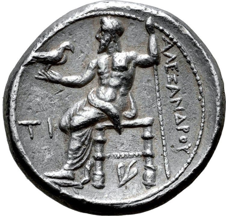 Macedonia, Kingdom of Tetradrachm (In the name of Alexander III; Sardis) coin 2