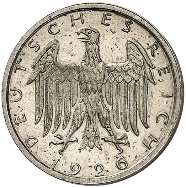 Germany (1871-1948) 50 Reichspfennig (Pattern) - 50 Pfennigs Coin Details coin 1