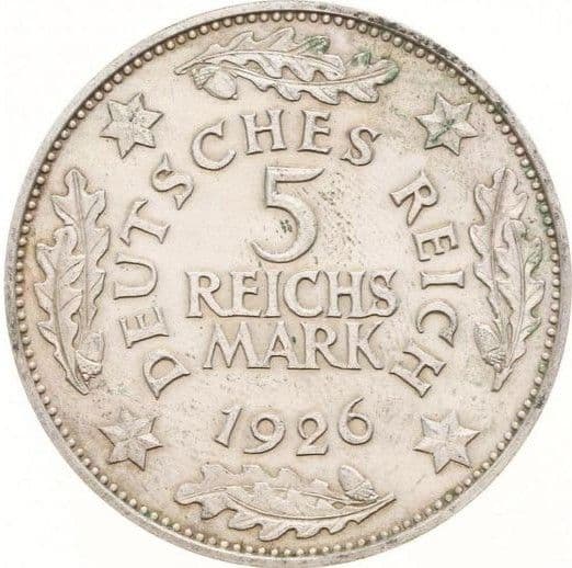 Germany (1871-1948) 5 Reichsmark (Pattern) coin 2