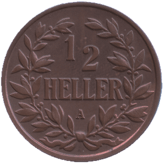 German East Africa German East Africa ½ heller, 1904-1906 coin 2