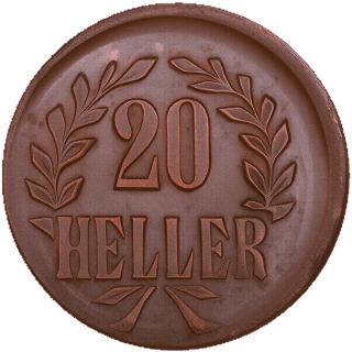 German East Africa German East Africa 20 hellers, 1916 coin 2