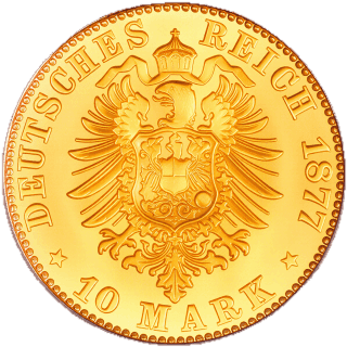 German Empire German Empire 10 mark, 1875-1877 coin 2