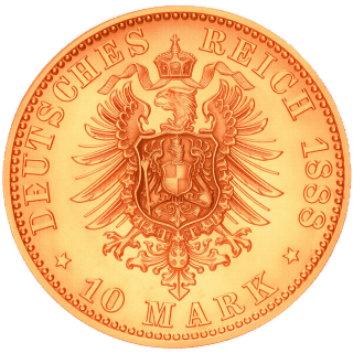 German Empire German Empire 10 mark, 1888 coin 2