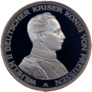 German Empire German Empire 3 mark, 1914 coin 1