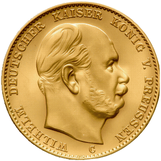 German Empire German Empire 10 mark, 1872-1873 coin 1