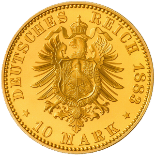 German Empire German Empire 10 mark, 1874-1888 coin 2