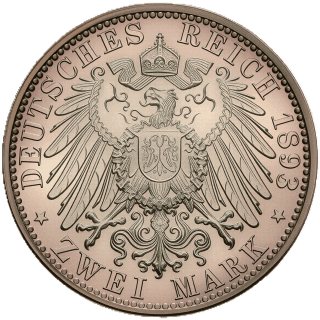 German Empire German Empire 2 mark, 1891-1913 coin 2