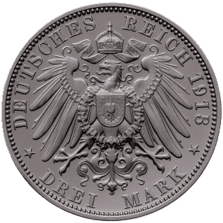 German Empire German Empire 3 mark, 1908-1913 coin 2