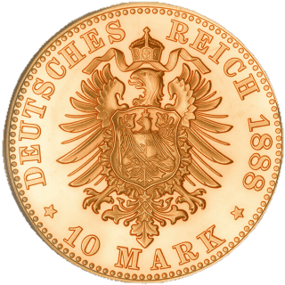 German Empire German Empire 10 mark, 1874-1888 coin 2