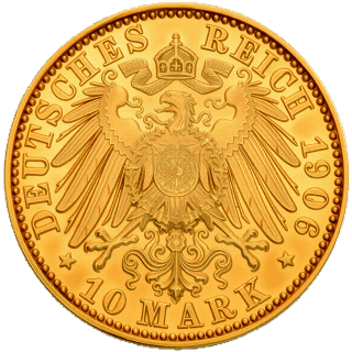 German Empire German Empire 10 mark, 1905-1912 coin 2