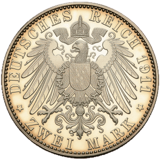 German Empire German Empire 2 mark, 1911-1913 coin 2