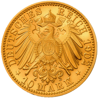 German Empire German Empire 10 mark, 1902-1907 coin 2