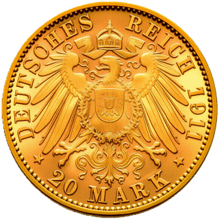 German Empire German Empire 20 mark, 1911-1914 coin 2