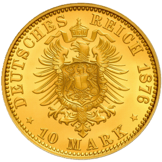 German Empire German Empire 10 mark, 1875-1888 coin 2