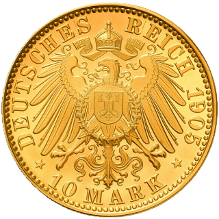 German Empire German Empire 10 mark, 1890-1913 coin 2