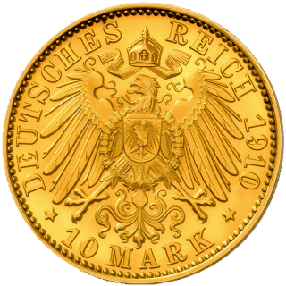 German Empire German Empire 10 mark, 1905-1910 coin 2