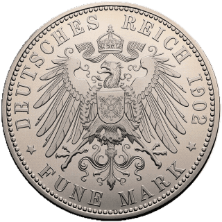 German Empire German Empire 5 mark, 1902-1908 coin 2