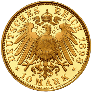 German Empire German Empire 10 mark, 1890-1898 coin 2