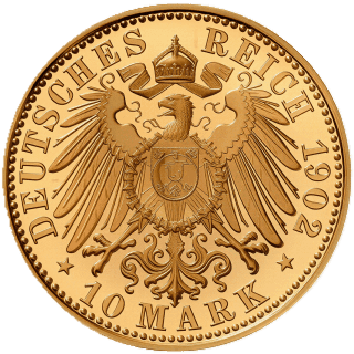 German Empire German Empire 10 mark, 1902-1914 coin 2