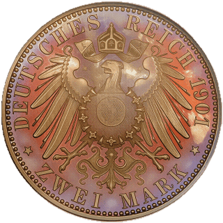 German Empire German Empire 2 mark, 1901 coin 2