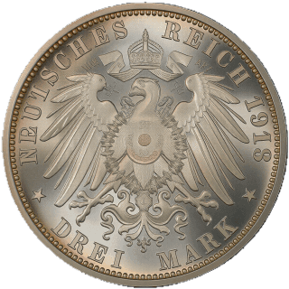 German Empire German Empire 3 mark, 1913 coin 2