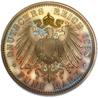 German Empire German Empire 5 mark, 1898-1904 coin 2