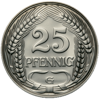 Germany Germany 25 pfennig, 1909-1912 coin 2
