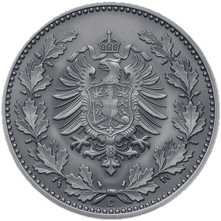 Germany Germany 50 pfennig, 1877-1878 coin 1