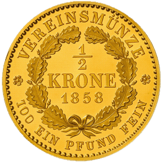 Prussia Prussia ½ krone, 1858 coin 2