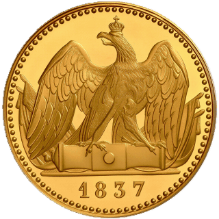 Prussia Prussia 2 d'Or, 1825-1840 coin 2