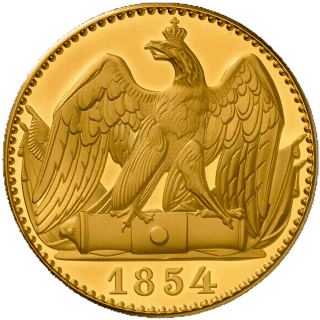 Prussia Prussia 2 d'Or, 1853-1855 coin 2