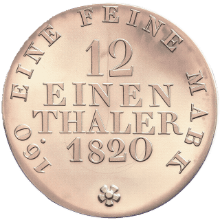 Saxony Saxony ¹⁄₁₂ thaler, 1819-1823 coin 2