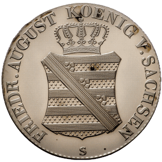 Saxony Saxony ¹⁄₁₂ thaler, 1824-1827 coin 1