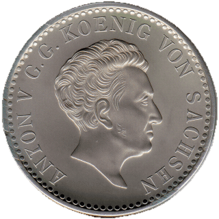 Saxony Saxony ⅙ thaler, 1829 coin 1