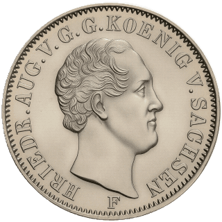 Saxony Saxony ⅙ thaler, 1841-1850 coin 1